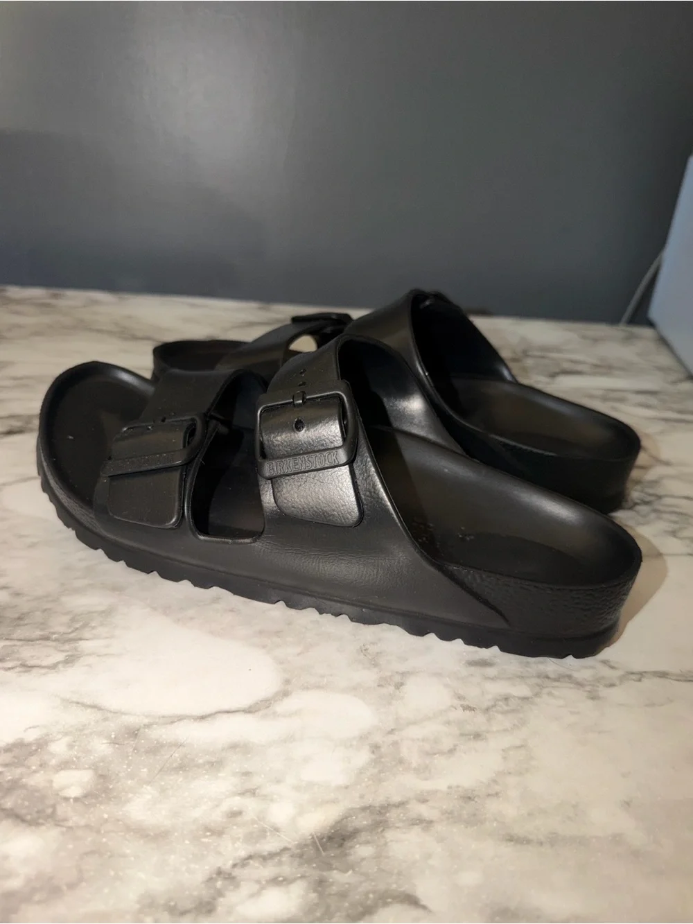 Birkenstock rubber sandals